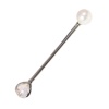Art Deco Rarity: Pear Rose Cut Diamond & Natural Pearl Bar Pin